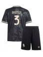 Billige Juventus Gleison Bremer #3 Tredjedraktsett Barn 2025-26 Kortermet (+ Korte bukser)